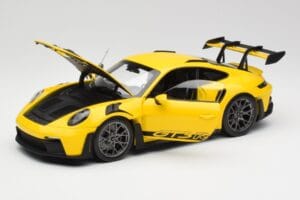 Porsche 911 992 GT3 RS Racing Kollane Norev 1:18 WAP0212810RGT3 Metall - pilt 2/8