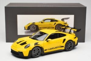Porsche 911 992 GT3 RS Racing Kollane Norev 1:18 WAP0212810RGT3 Metall - pilt 8/8