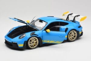 Porsche 911 992 GT3 RS Shark Sinine & Kollane Decor Concept Minichamps 1:18 911992001 Metall - pilt 2/8