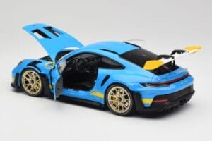 Porsche 911 992 GT3 RS Shark Sinine & Kollane Decor Concept Minichamps 1:18 911992001 Metall - pilt 5/8