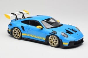 Porsche 911 992 GT3 RS Shark Sinine & Kollane Decor Concept Minichamps 1:18 911992001 Metall - pilt 6/8