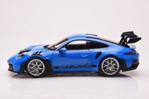Porsche 911 992 GT3 RS Sharkblue Norev 1:18 187358 Metall - pilt 4/8