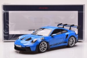 Porsche 911 992 GT3 RS Sharkblue Norev 1:18 187358 Metall - pilt 8/8