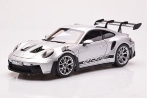 Porsche 911 992 GT3 RS Hõbedane Metallik Norev 1:18 187357 Metall