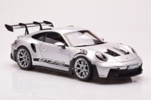 Porsche 911 992 GT3 RS Hõbedane Metallik Norev 1:18 187357 Metall - pilt 6/8