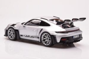Porsche 911 992 GT3 RS Hõbedane Metallik Norev 1:18 187357 Metall - pilt 7/8