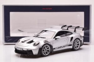 Porsche 911 992 GT3 RS Hõbedane Metallik Norev 1:18 187357 Metall - pilt 8/8