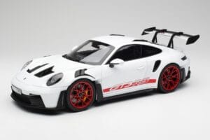 Porsche 911 992 GT3 RS Valge & Pyro Punane Norev 1:12 127530 Metall