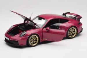 Porsche 911 992 GT3 Ruby Star Neo Norev 1:18 187381 Metall - pilt 2/8