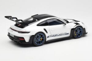 Porsche 911 992 GT3 Weissach Package Valge & Indigo Sinine Norev 1:18 187353 Metall - pilt 3/8
