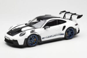 Porsche 911 992 GT3 Weissach Package Valge & Indigo Sinine Norev 1:18 187353 Metall