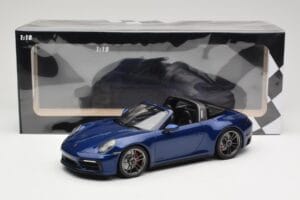 Porsche 911 992 Targa 4 GTS Blue Metallic Minichamps 1:18 155061060 Metall - pilt 6/6