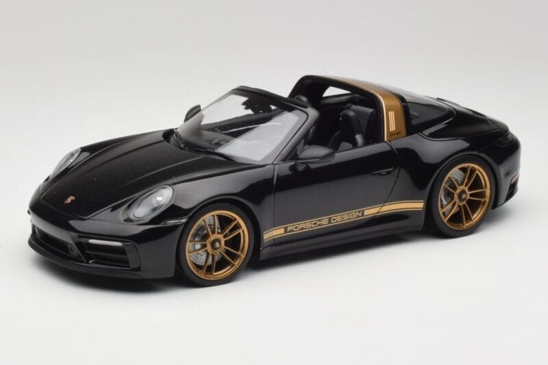 Porsche 911 992 Targa Porsche Design Must & Kuld Concept Minichamps 1:18 PORSCHE001 Metall