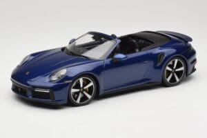 Porsche 911 992 Turbo S Kabriolett Blue Metallic Minichamps 1:18 155069081 Metall