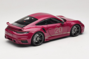 Porsche 911 992 Turbo S Coupe Sport Design Punane Minichamps 1:18 113069075 Metall - pilt 3/8