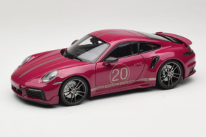 Porsche 911 992 Turbo S Coupe Sport Design Punane Minichamps 1:18 113069075 Metall