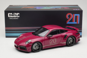 Porsche 911 992 Turbo S Coupe Sport Design Punane Minichamps 1:18 113069075 Metall - pilt 8/8