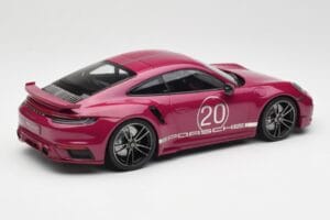 Porsche 911 992 Turbo S Sport Design Package Punane Minichamps 1:18 155069172 Metall - pilt 2/6