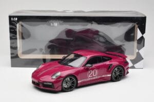 Porsche 911 992 Turbo S Sport Design Package Punane Minichamps 1:18 155069172 Metall - pilt 6/6