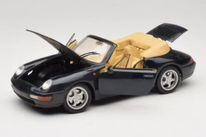 Porsche 911 993 Kabriolett Tumesininen Tchibo 1:18 46619 Metall - pilt 2/8