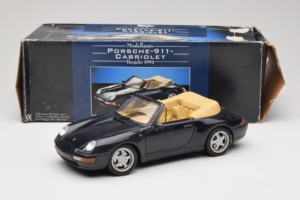 Porsche 911 993 Kabriolett Tumesininen Tchibo 1:18 46619 Metall - pilt 8/8