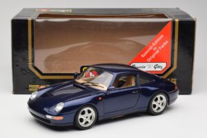 Porsche 911 993 Carrera Cup Sinine Braccio & Gotz 1993 Bburago 1:18 3060-M1 Metall - pilt 8/8