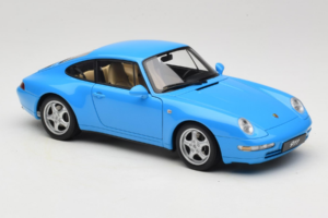 Porsche 911 993 Carrera Blue Metallic AUTOart 1:18 78133 Metall - pilt 6/8