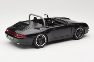 Porsche 911 993 Carrera Kabriolett Must Bburago 1:18 3090-M1 Metall - pilt 3/8