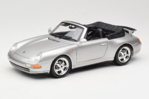 Porsche 911 993 Carrera Kabriolett Hõbe Bburago 1:18 18-12039 Metall