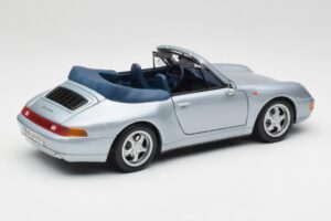 Porsche 911 993 Carrera Kabriolett Hõbedane Maisto 1:18 100299-M1 Metall - pilt 3/8