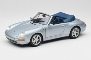 Porsche 911 993 Carrera Kabriolett Hõbedane Maisto 1:18 100299-M1 Metall