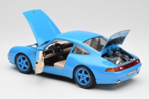 Porsche 911 993 Carrera Sinine Bburago 1:18 3060 Metall - pilt 5/8