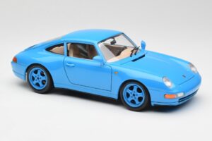Porsche 911 993 Carrera Sinine Bburago 1:18 3060 Metall - pilt 6/8