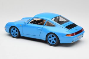 Porsche 911 993 Carrera Sinine Bburago 1:18 3060 Metall - pilt 7/8