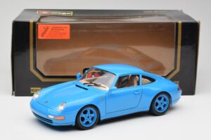 Porsche 911 993 Carrera Sinine Bburago 1:18 3060 Metall - pilt 8/8