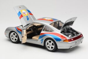 Porsche 911 993 Carrera Cup #1 1993 Bburago 1:18 3050-M2 Metall - pilt 5/8