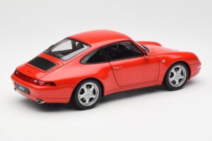 Porsche 911 993 Carrera Punane AUTOart 1:18 78132 Metall - pilt 3/8