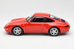 Porsche 911 993 Carrera Punane AUTOart 1:18 78132 Metall - pilt 4/8