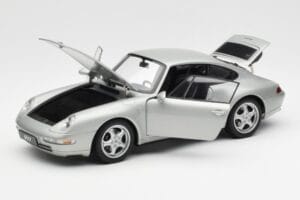 Porsche 911 993 Carrera Hõbedane AUTOart 1:18 78131 Metall - pilt 2/8