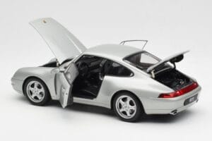 Porsche 911 993 Carrera Hõbedane AUTOart 1:18 78131 Metall - pilt 5/8