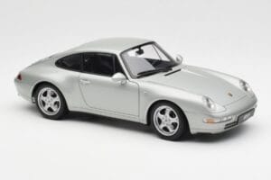 Porsche 911 993 Carrera Hõbedane AUTOart 1:18 78131 Metall - pilt 6/8