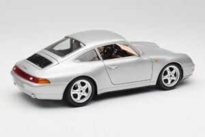 Porsche 911 993 Carrera Hõbedane Bburago 1:18 3050-M1 Metall - pilt 5/8