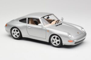 Porsche 911 993 Carrera Hõbedane Bburago 1:18 3050-M1 Metall - pilt 6/8