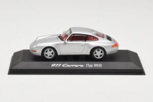 Porsche 911 993 Carrera Hõbedane Minichamps 1:43 WAP02003597 Metall