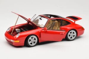 Porsche 911 993 Carrera Targa Punane UT Models 1:18 27821 Metall - pilt 2/8