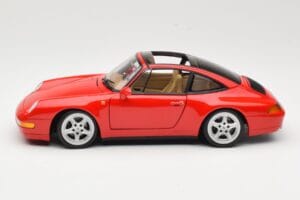 Porsche 911 993 Carrera Targa Punane UT Models 1:18 27821 Metall - pilt 4/8