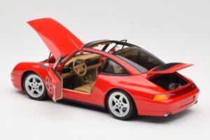 Porsche 911 993 Carrera Targa Punane UT Models 1:18 27821 Metall - pilt 5/8