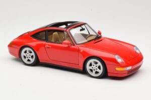 Porsche 911 993 Carrera Targa Punane UT Models 1:18 27821 Metall - pilt 6/8