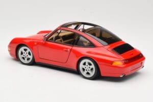 Porsche 911 993 Carrera Targa Punane UT Models 1:18 27821 Metall - pilt 7/8