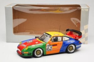Porsche 911 993 GT2 #63 H. Muller / T. Trunk IMSA 1998 UT Models 1:18 39812 Metall - pilt 8/8